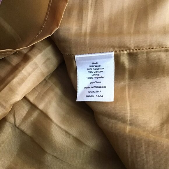 Talbots Tweed Plaid Wool Mini A-line Skirt - Picture 8 of 9